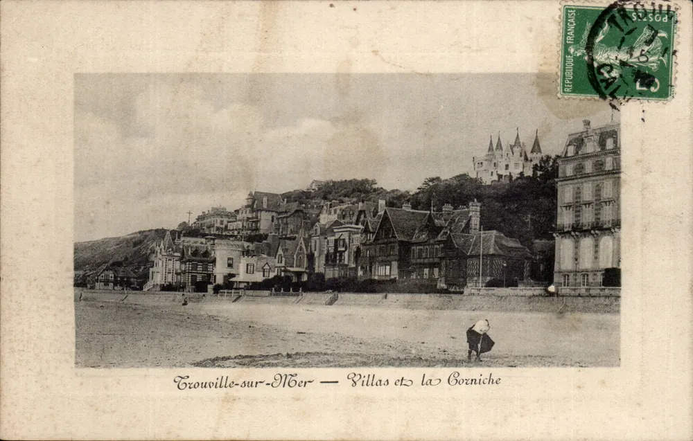 Trouville-sur-Mer — Villas e a Corniche - Frente