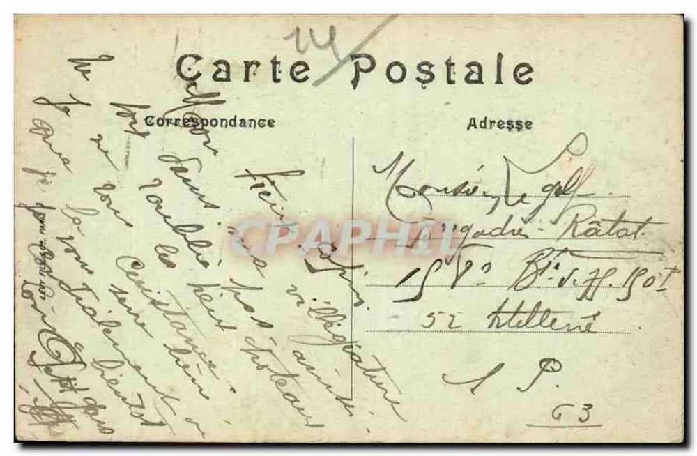 Trouville — A Praia — LL. — n°42 - Verso