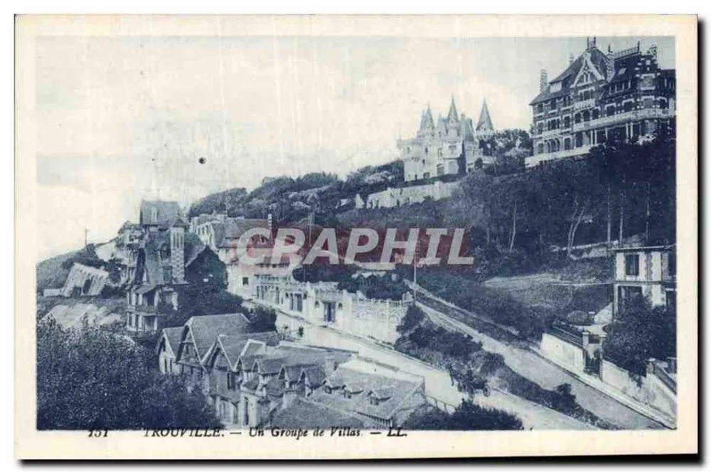Trouville — Eine Gruppe von Villen — LL - Vorderseite