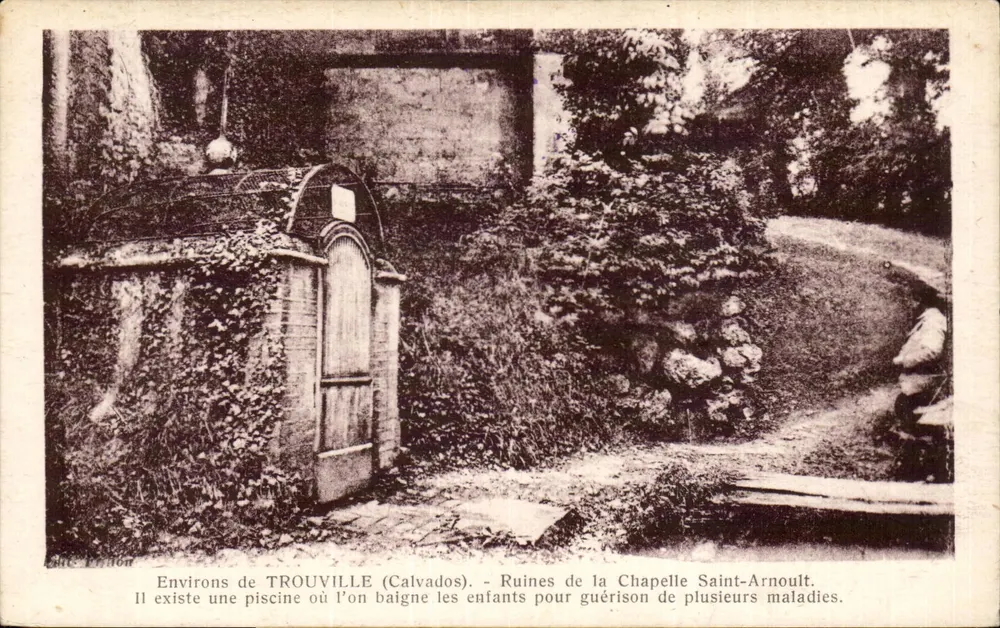 Umgebung von TROUVILLE (Calvados) — Ruinen der Kapelle Saint-Arnoult — Verleger L. Le Bon - Vorderseite