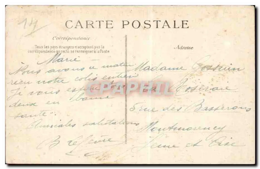 Trouville — Das Hotel des Roches noires — Verlag B.D. n°19 - Rückseite