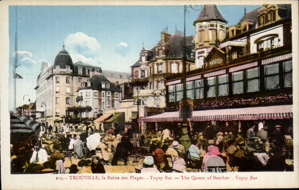 Trouville, die Königin der Strände — Topsy Bar — Die Königin der Strände — Topsy Bar - Vorderseite