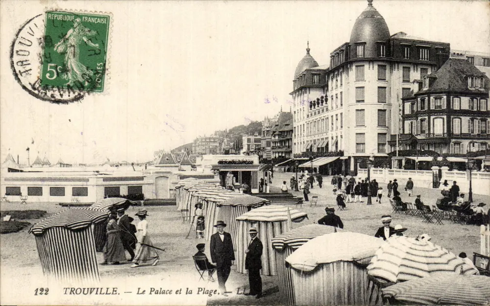 TROUVILLE — O Palace e a Praia — LL. 122 - Frente