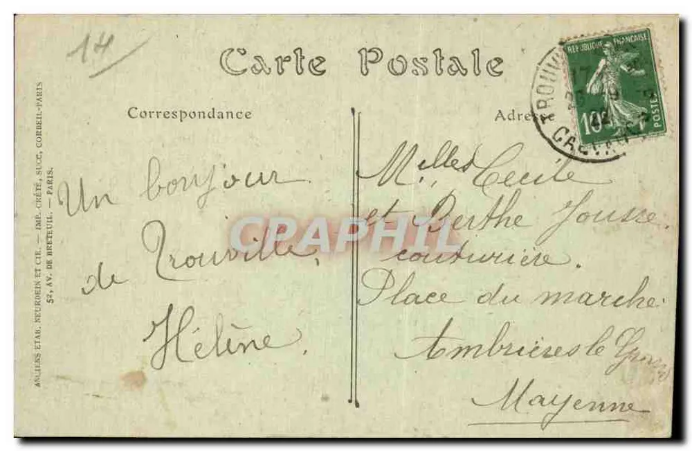 TROUVILLE-SUR-MER — Visão da Peixaria — JND Fot. — n° 583 - Verso