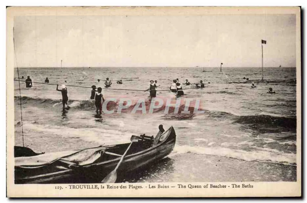 TROUVILLE, a Rainha das Praias — Os Banhos — A Rainha das Praias — Os Banhos - Frente