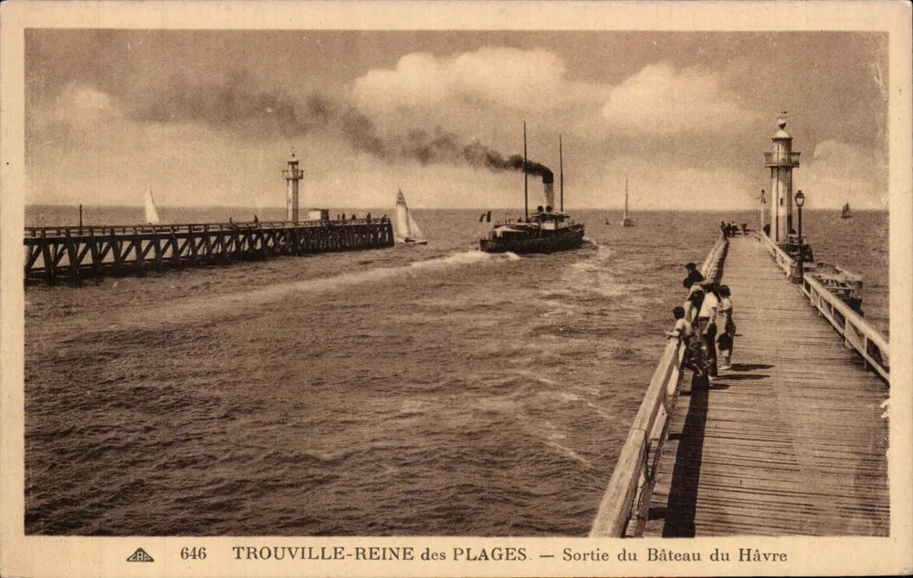 TROUVILLE-REINE des PLAGES — Sortie du Bâteau du Hâvre - Vorderseite