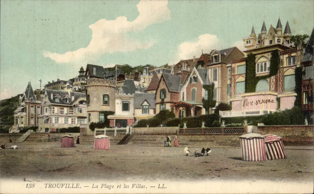 Trouville — Die Strände und Villen — LL. n°138 - Vorderseite