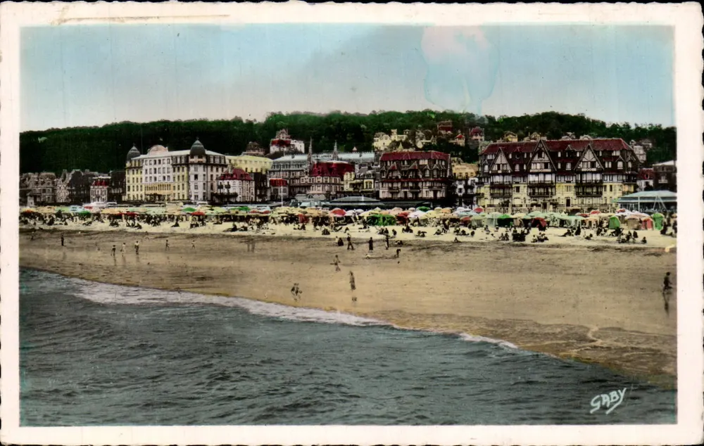 Trouville-Deauville (Calvados) — Die Villen und die Strandpromenade — Éditions Caby, n°34 - Vorderseite
