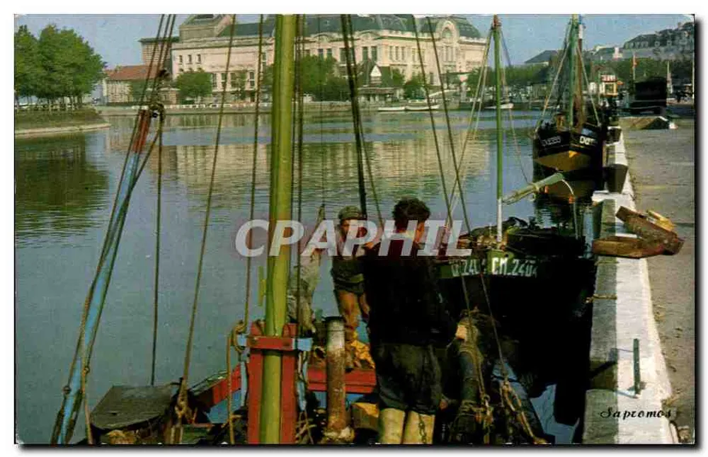Trouville (Calvados) — Das Casino - Der Fischereihafen — Édition Sapromos - Vorderseite