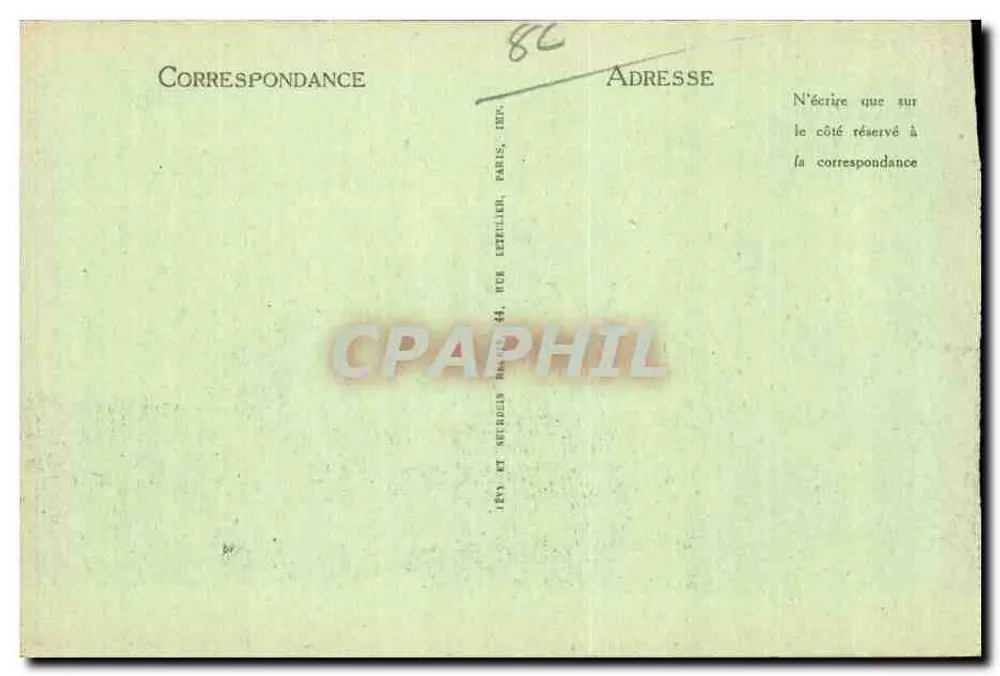 MERS-les-BAINS - A Esplanada e as Falésias — Graphil, n° 86 - Verso