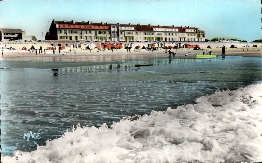 Fort-Mahon — A Praia e a Digue — Edição MAGE - Frente