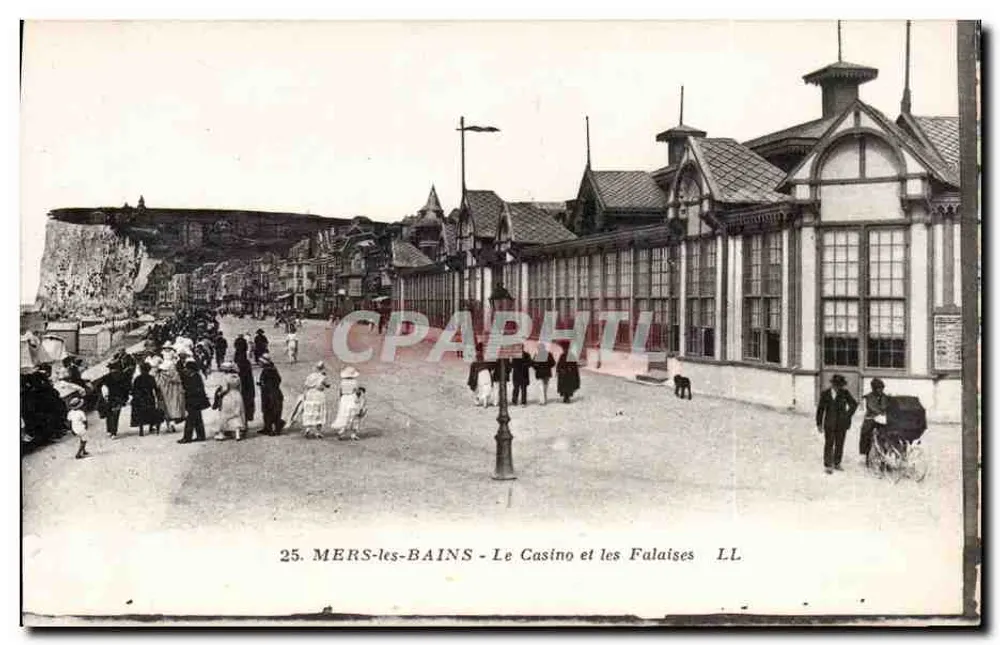 MERS-les-BAINS - Das Casino und die Klippen — LL. n°25 - Vorderseite