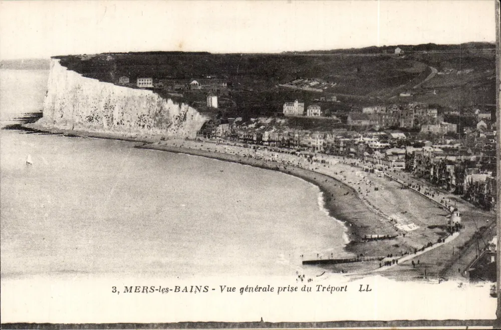 MERS-les-BAINS — Allgemeiner Blick vom Tréport — LL - Vorderseite