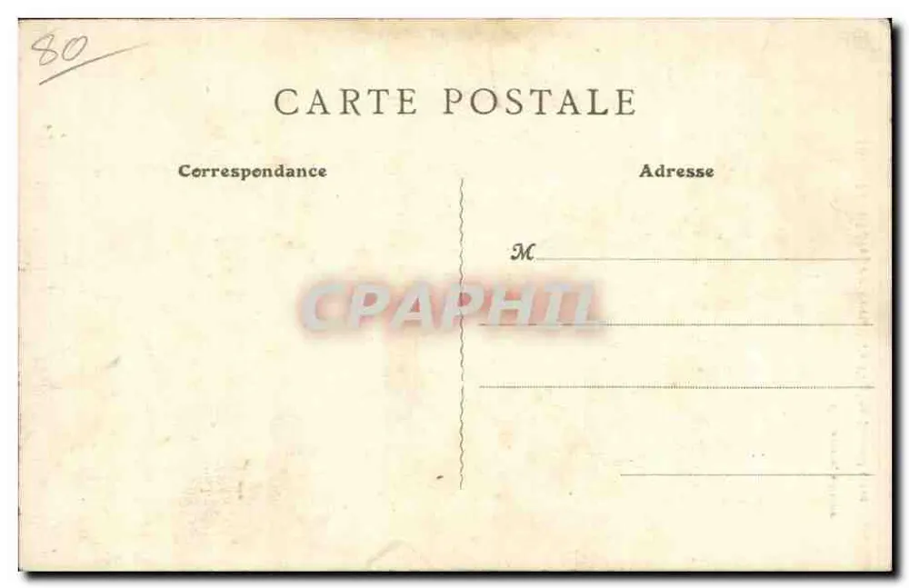 Montdidier — Portal der Kirche Saint-Pierre — C. Gatoire, Verlag, Nr. 16 - Rückseite