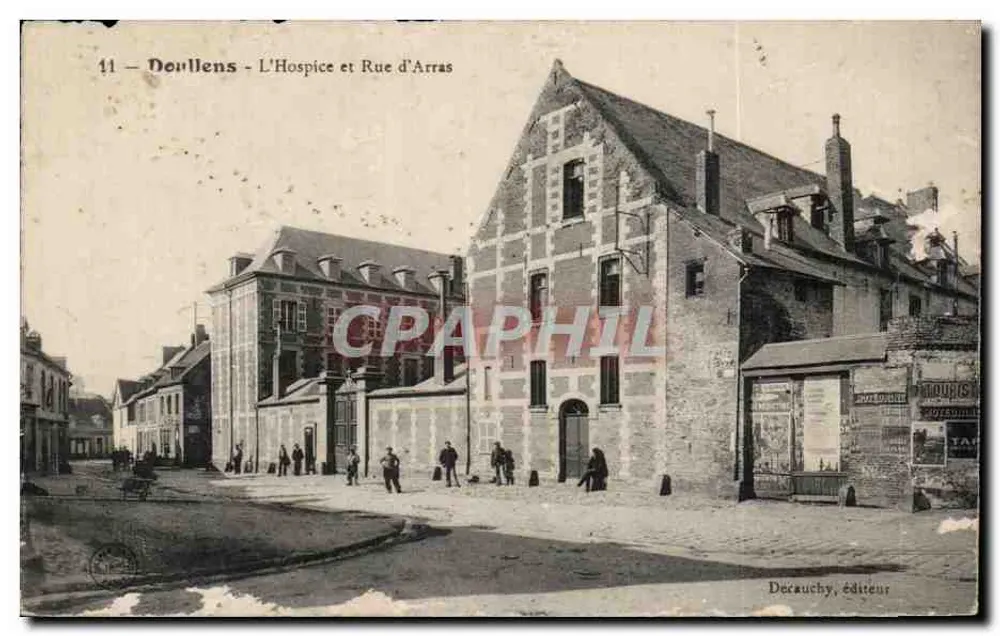 Doullens - O Asilo e Rua de Arras — Derouchy, editor - Frente