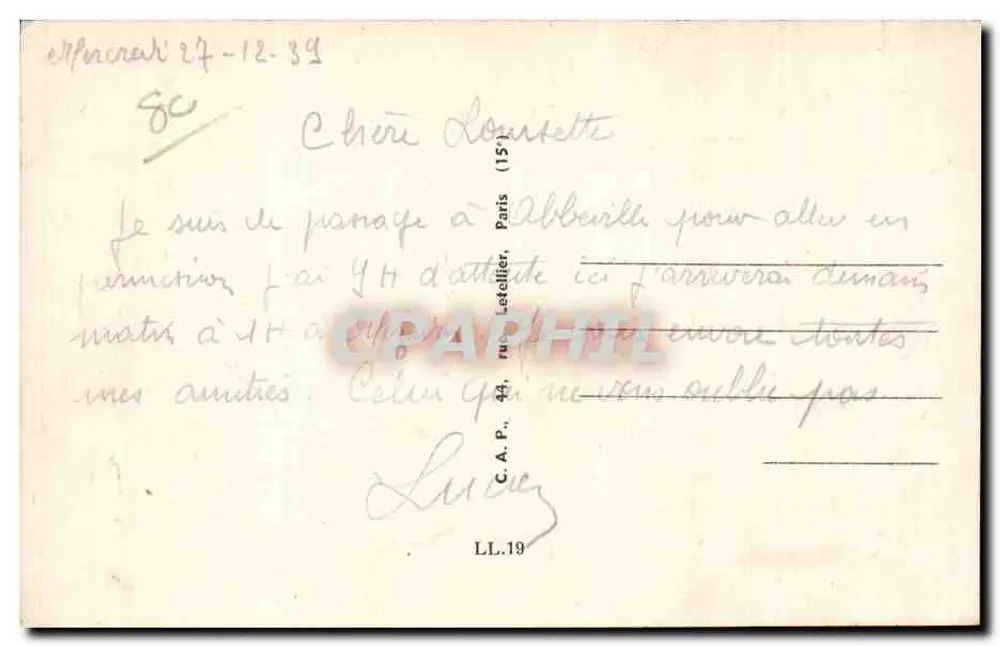 Abbeville — Alte Häuser am Somme - Rückseite