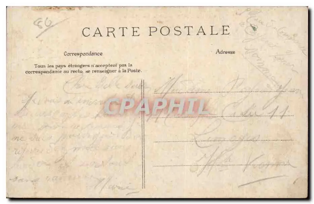 CAYEUX-SUR-MER — O Casino — editor não visível, número de série ilegível - Verso