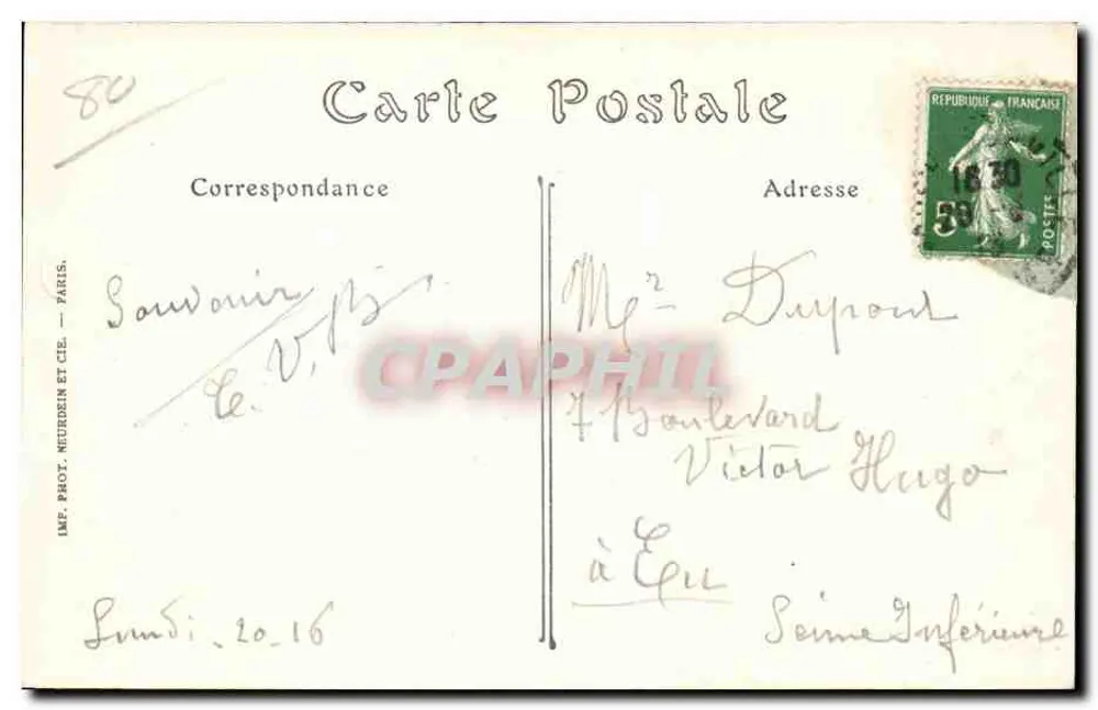 Abbeville — O Museu de Abbeville e de Ponthieu — ND. Fot. - Verso