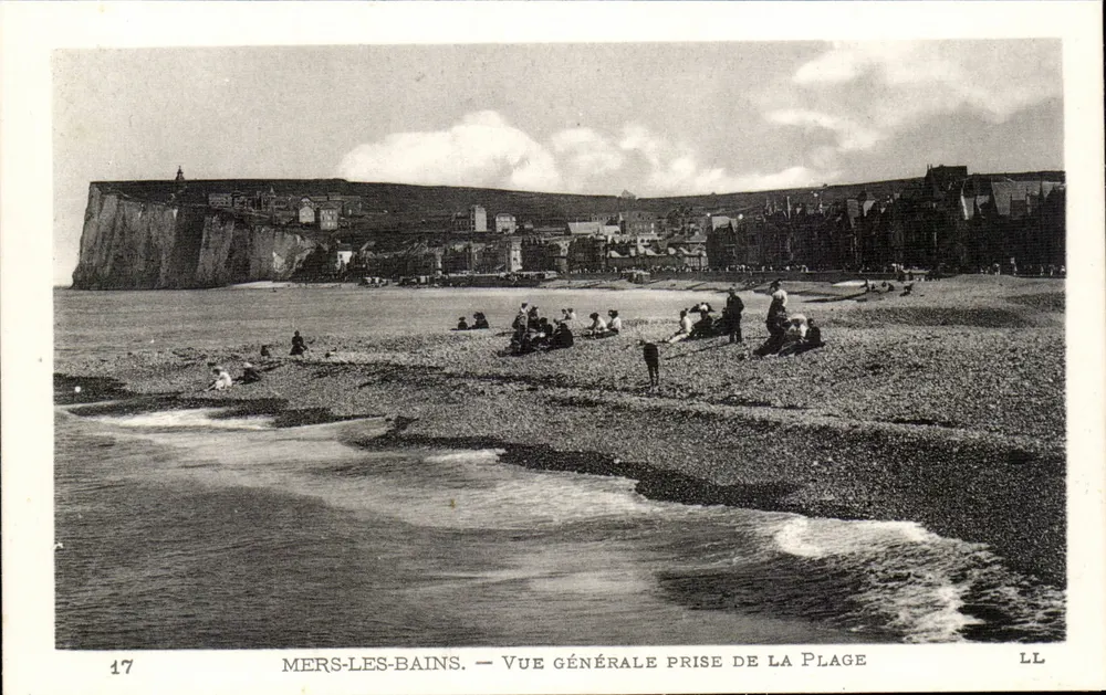 Mers-les-Bains — Allgemeiner Blick vom Strand — LL n°17 - Vorderseite