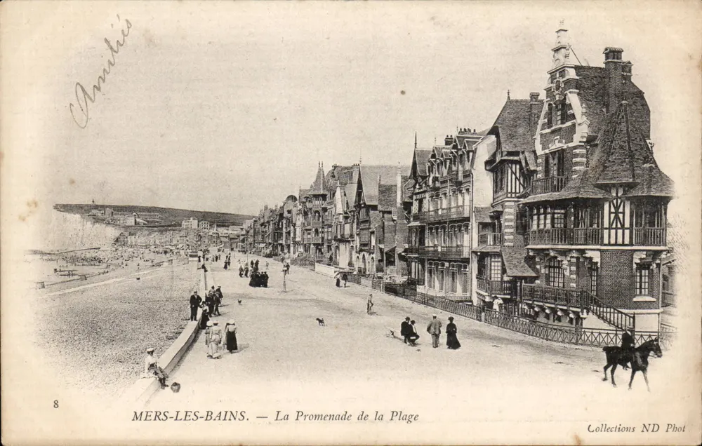 MERS-LES-BAINS — Die Promenade am Strand — Sammlung ND Phot - Vorderseite