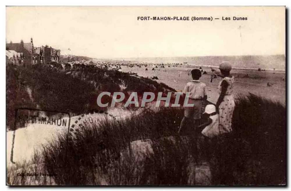 Fort-Mahon-Plage (Somme) — As Dunas — Coleção Hélène Fernandez - Frente