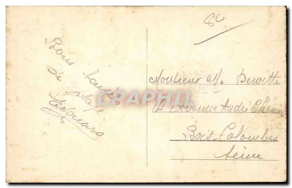 Fort-Mahon-Plage - A Praia — editor Dumont, n°6 - Verso