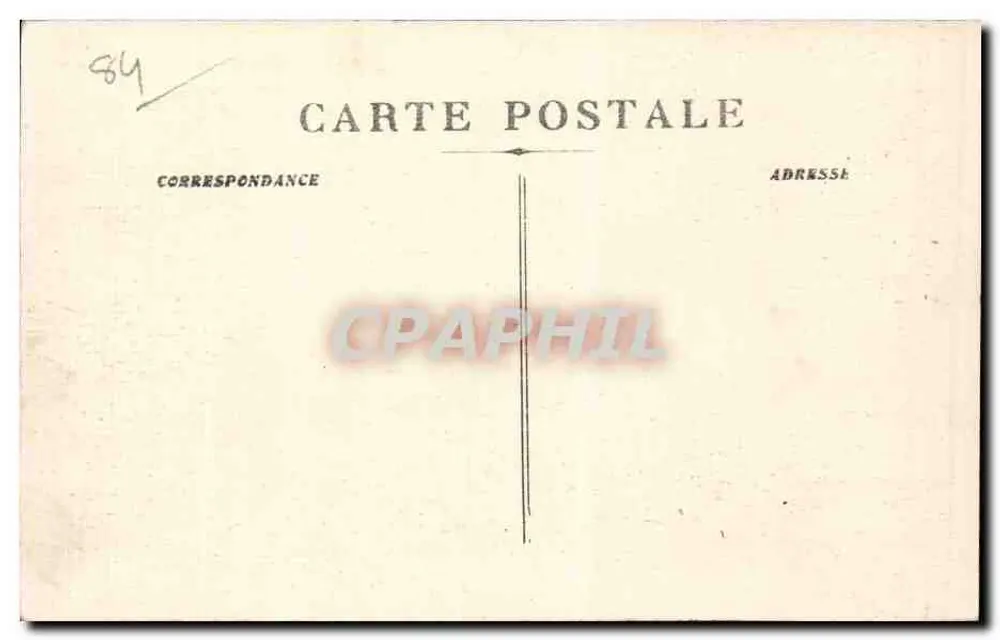 Avignon — Vista Geral (lado leste) — Editor não identificado, n° de série 34 - Verso