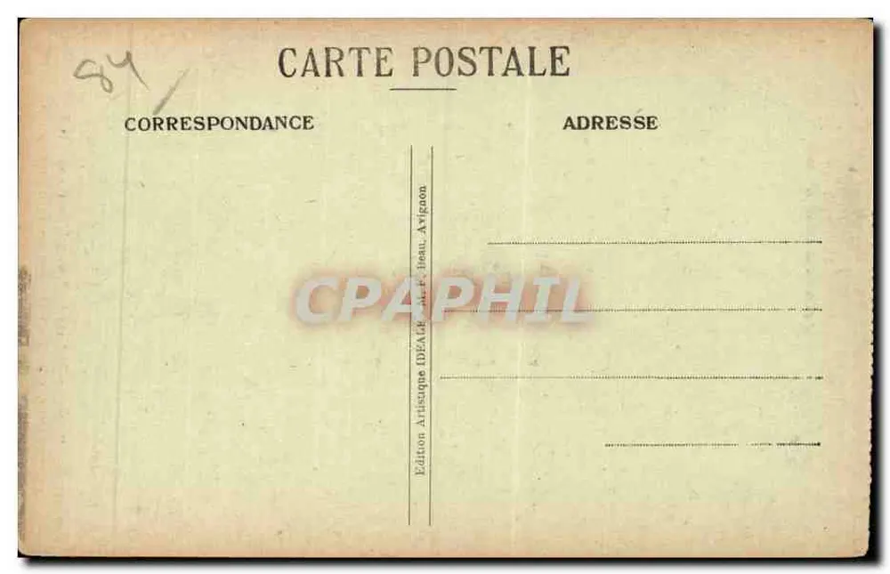 Avignon — Kirche Saint-Pierre (10. Jahrhundert) — Ritter der 'Nacioun Gardiano de Camargue' — Édition Artisouque IDEALE - Rückseite