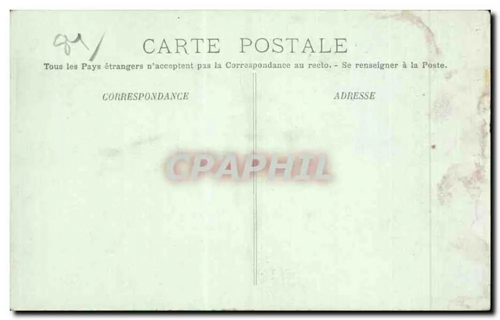 Orange — A Rue Pontilliac — LL. n°31 - Verso
