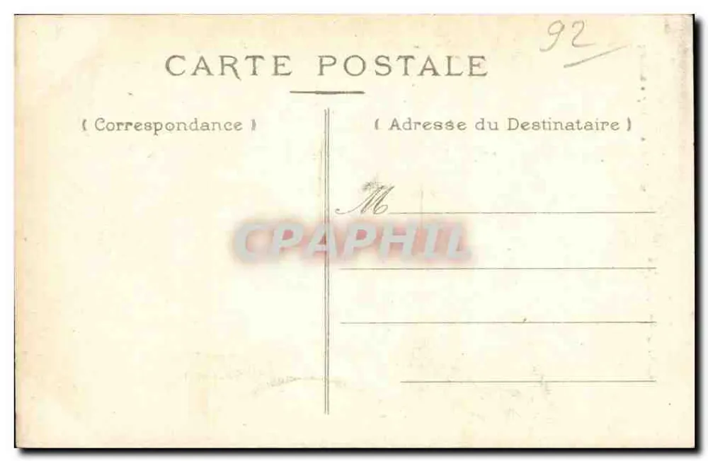 Château de la Malmaison — Wiege des Königs von Rom — Verleger M. Maury, Nr. 32 - Rückseite