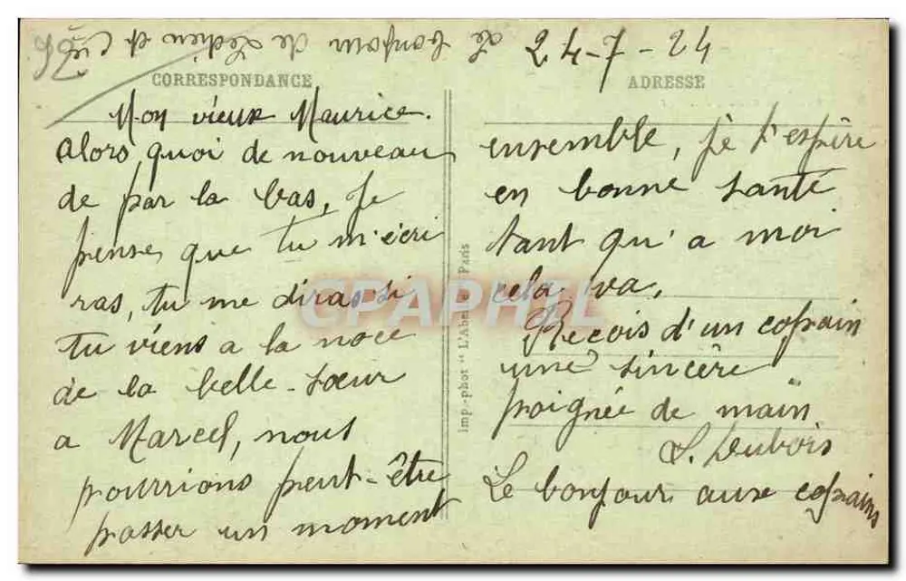 Neuilly-Courbevoie — Ufer der Seine, Der Tempel der Liebe — Antike Ansichtskarte n°38 - Rückseite