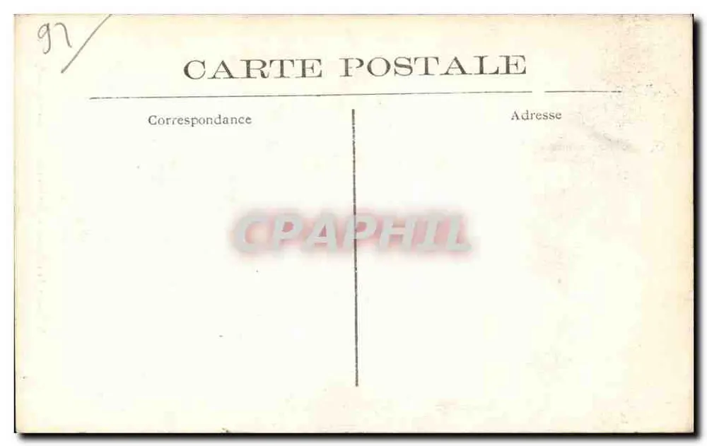 Rueil - Innenansicht der Kirche - Grab der Kaiserin Joséphine — Schloss Malmaison, Verlag N - Rückseite