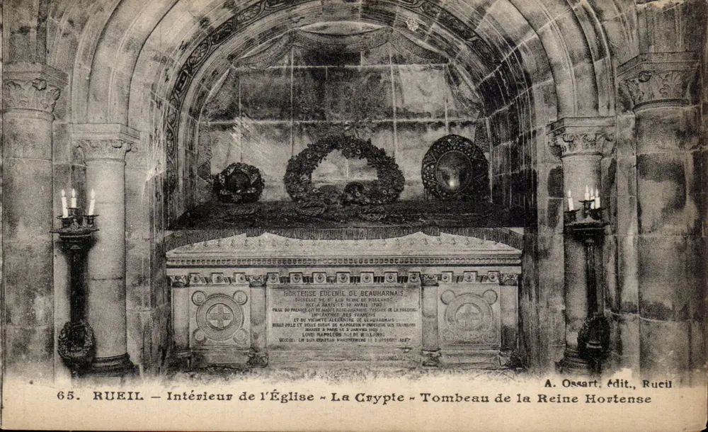 Rueil - Innenansicht der Kirche - Die Krypta - Grab der Königin Hortense - Vorderseite