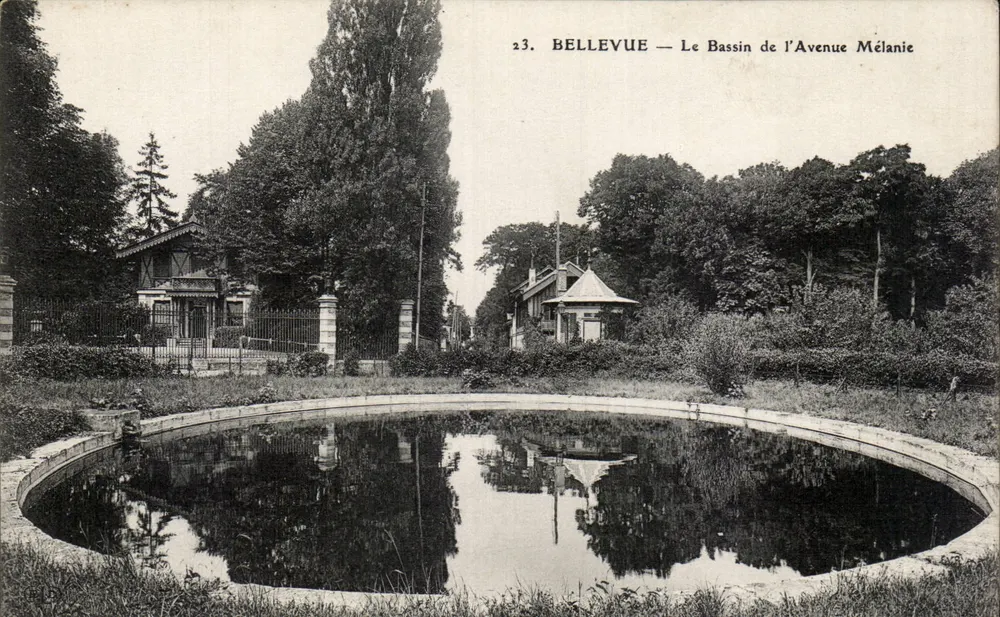 Bellevue — Der Bassin der Avenue Mélanie — n°23 - Vorderseite