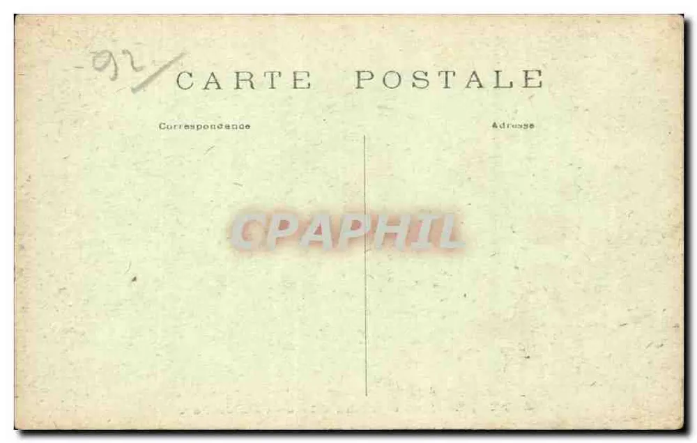 Nanterre — Le Moulin des Giblais — Seite des Parks — Ossart, Verlag, Rueil - Rückseite