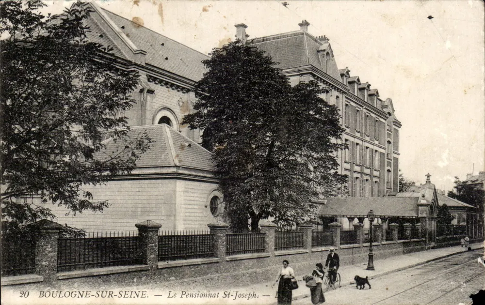 Boulogne-sur-Seine — Pensionnat St-Joseph — unbekannter Verlag, n° 20 - Vorderseite