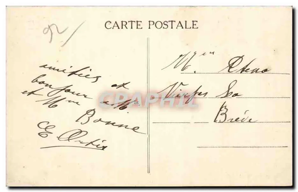 SÈVRES — Die Nationale Porzellan-Manufaktur (Museum) — M. C. F. L. - Rückseite
