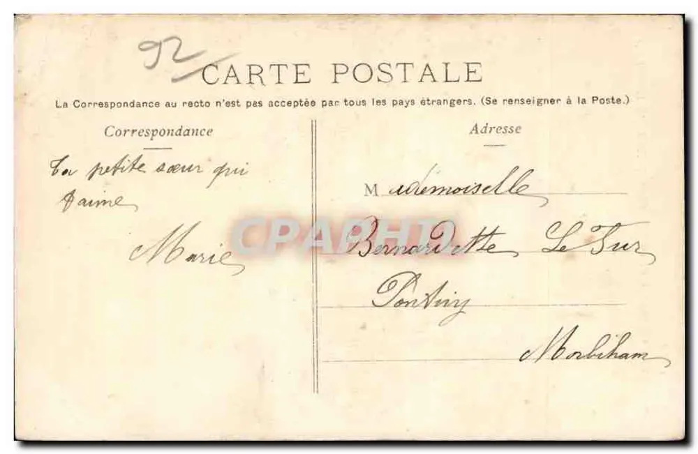 Grand-Montrouge — Avenue de la République und die Kirche — J. C. édit. - Rückseite