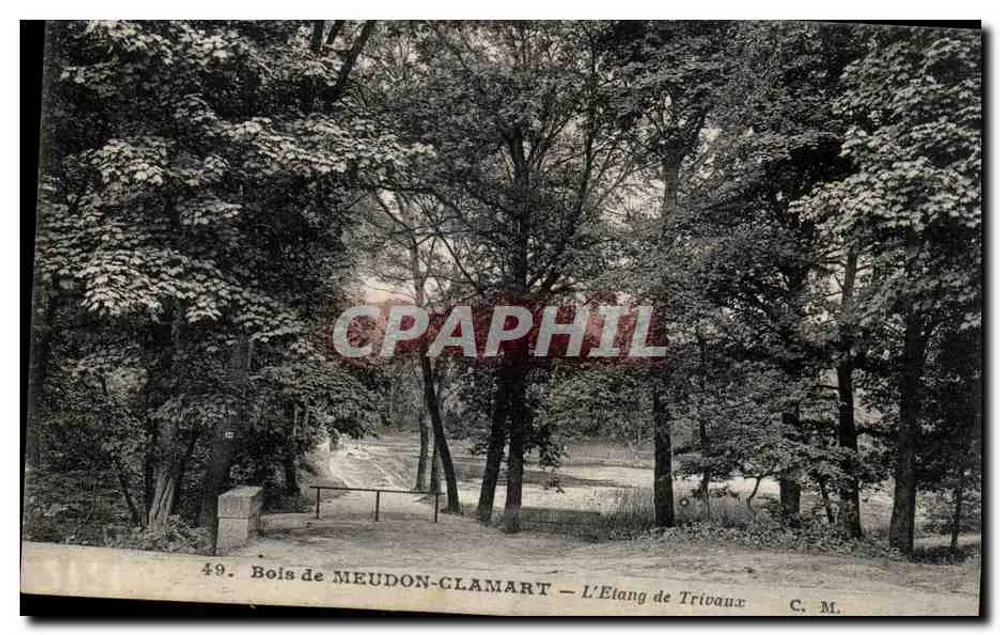 Bois de Meudon-Clamart — L'Étang de Trivaux — C. M. n°49 - Vorderseite
