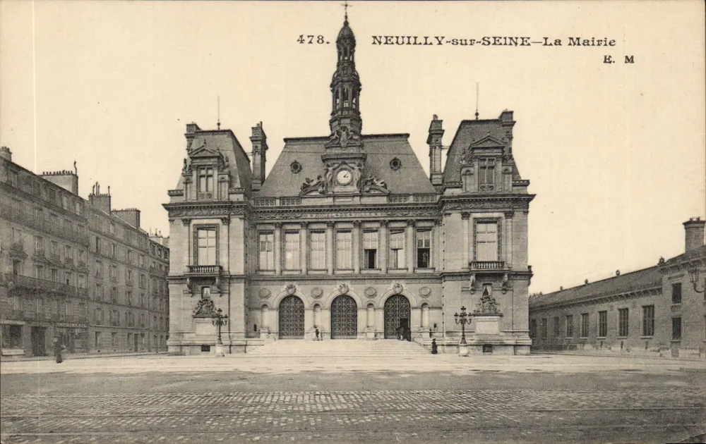 Neuilly-sur-Seine — La Mairie — E. M. n° 478 - Anverso