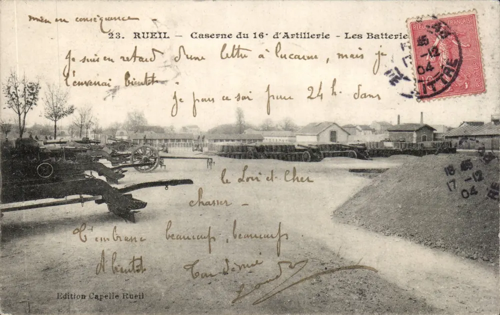 Rueil - Kasernen des 16. Artillerie-Regiments - Die Batterien — Edition Capelle Rueil - Vorderseite