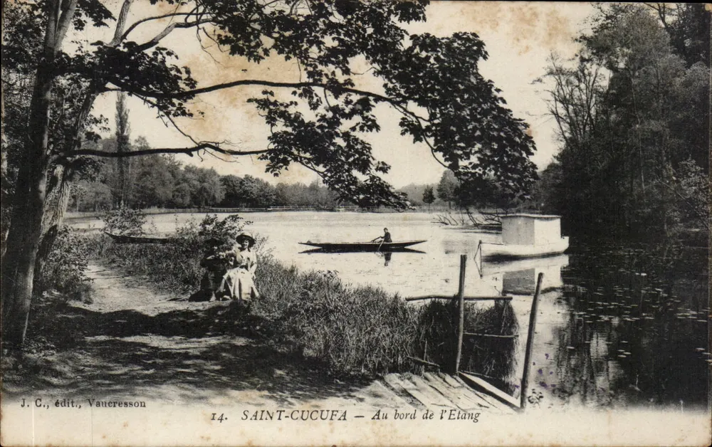 Saint-Cucufa — À beira do Lago — J. C., edit., Vaucresson - Frente