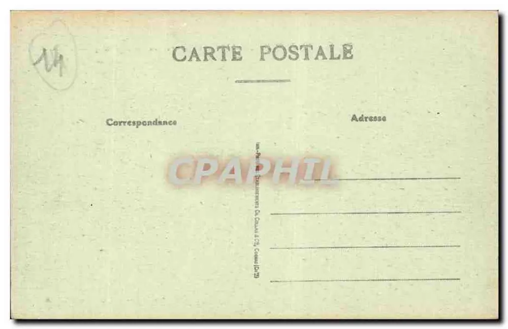 Clécy (Calvados) — Die Orne und die Felsen von Rochetaillées — Verlag Briéche & Fillaut, Caen - Rückseite