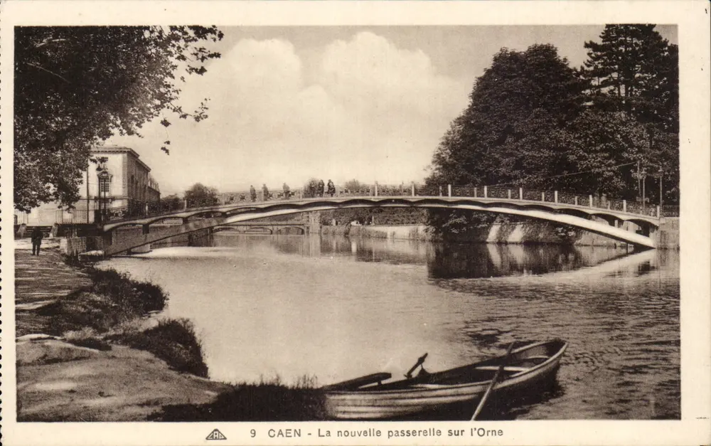 CAEN - A nova ponte sobre a Orne — editor ARA, n° 9 - Frente