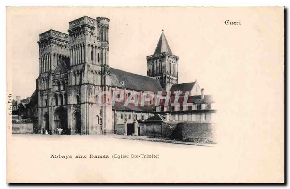 Abadia das Dames (Igreja de Santa Trindade) — Caen — B.G. Paris - Frente