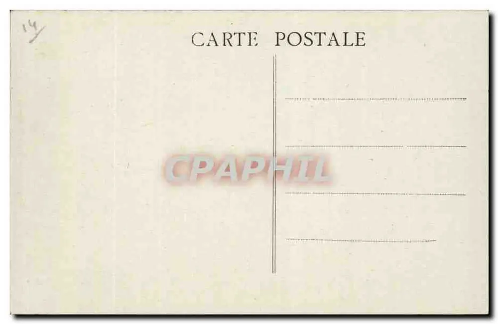 Caen — Igreja de São Etienne — Edit. Livet - Caen, n°37 - Verso