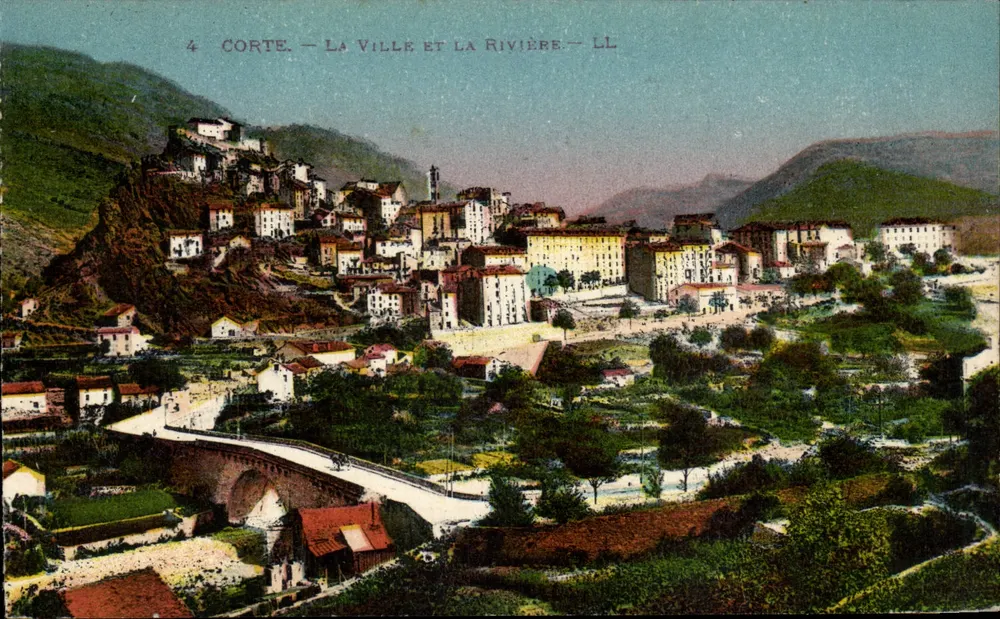 Corte — Die Stadt und der Fluss — LL - Vorderseite