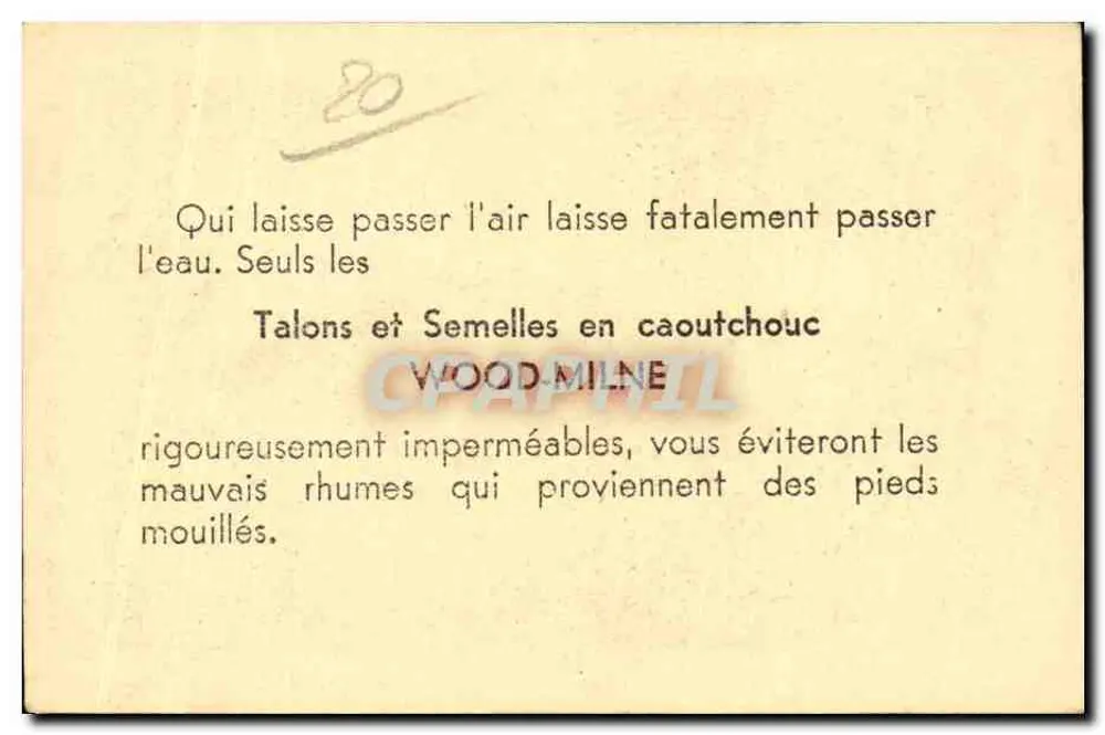 Route von Sartène nach Corte (Korsika) — isolierter Baum auf der Straße mit Bergen im Hintergrund — S.I.C. L. Mauguière, Paris, n°85 - Rückseite