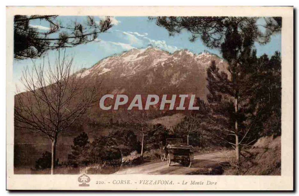 Korsika - Vizzavona - Monte Dore — Photo A. Tomasi, Ajaccio Bastia (Korsika) - Vorderseite