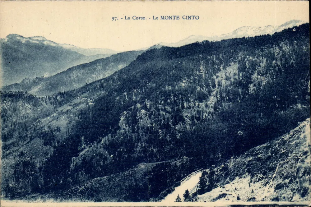 O Monte Cinto — Córsega — n° 97 - Frente